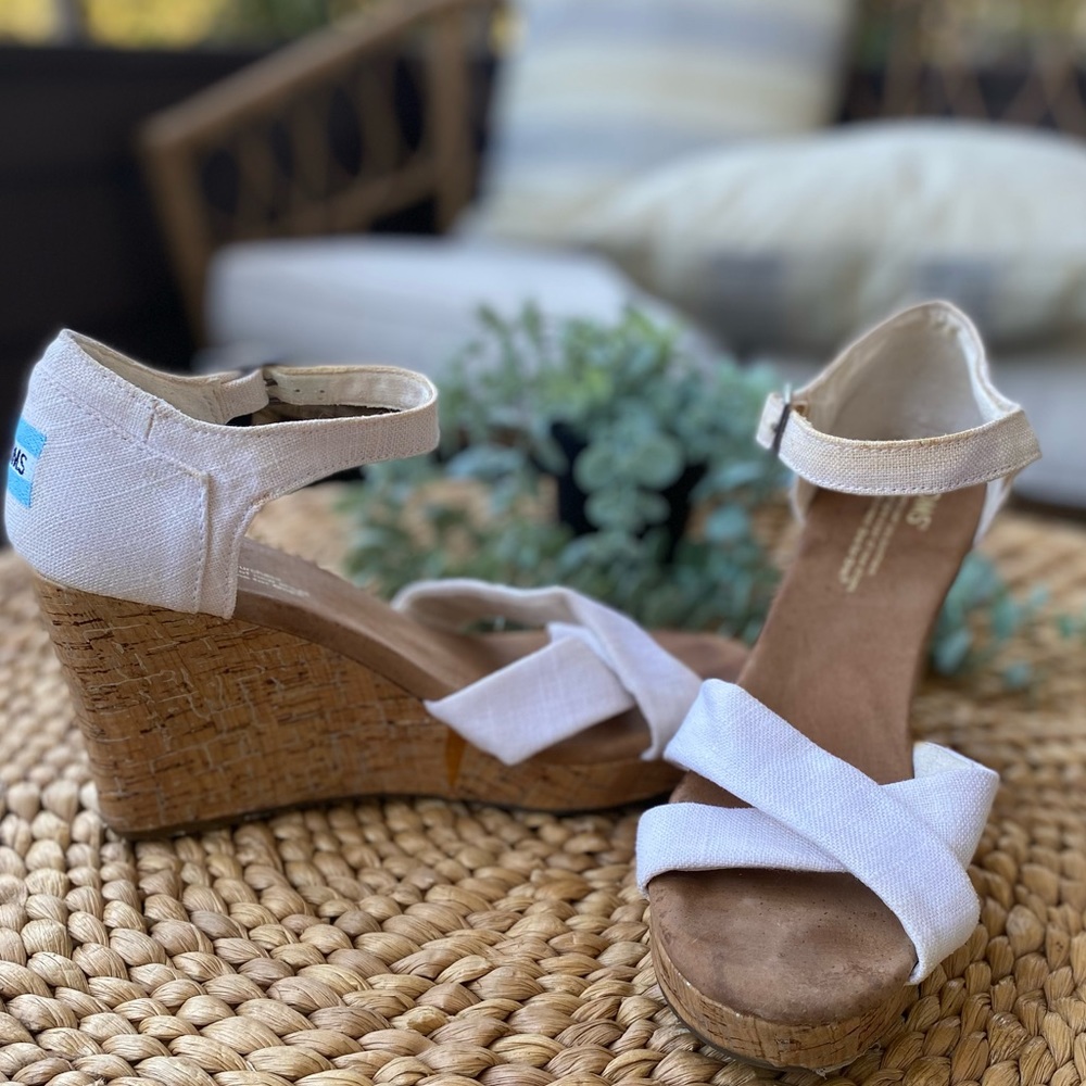 TOMS wedge heels